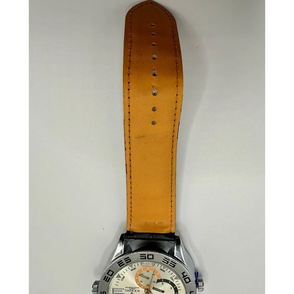 Ice King Quartz Watch Bundle Men OS Multicolor Good Iced Out Sporty‎ 2 sides